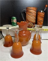 ARTGLASS Goblets and pitchers