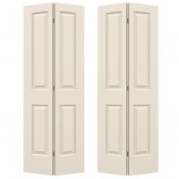 2 Panel Smooth Bi-Fold Double Doors