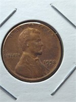 1958 Lincoln wheat Penny