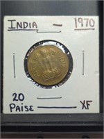 1970 India coin