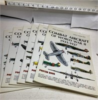 6- Combat Aircraft POSTER books  6-years