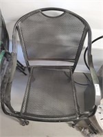 PR METAL STACKING PATIO CHAIRS