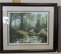 REFLECTIONS ON FISHER PARK, SIGNED AND NUMBERED