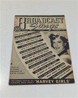 1945 Broadcast Songs Magazine Radio,Stage and