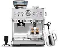 Empstorm Espresso Machine with Grinder, 20 Bar Sem