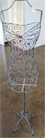 DECORATIVE METAL DRESS FOR ON STAND