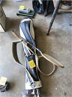 VTG golf clubs bag & badminton rackets