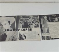 Vintage Cowboy Copas And King Korn Magazine