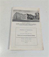 1951 Harrisburg Township High School Program Of