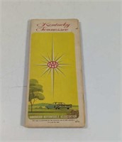 Vintage AAA Kentucky and Tennessee Maps
