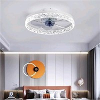 Minney Ceiling Fan with Lights, LED Remote Control