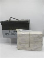 500 ROUNDS 9MM RUSSIAN STEEL CASE W/ AMMO CAN