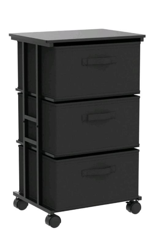 MAX Houser Dresser Storage with 3 Drawers, Fabric