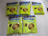 5 Bags Butterfinger Unwrapped