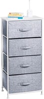 mDesign Narrow Vertical Dresser Storage Tower - St