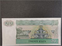 Central bank of Maynmar bank note