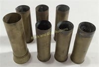 (7) Vintage Empty Gun Shells Winchester & More