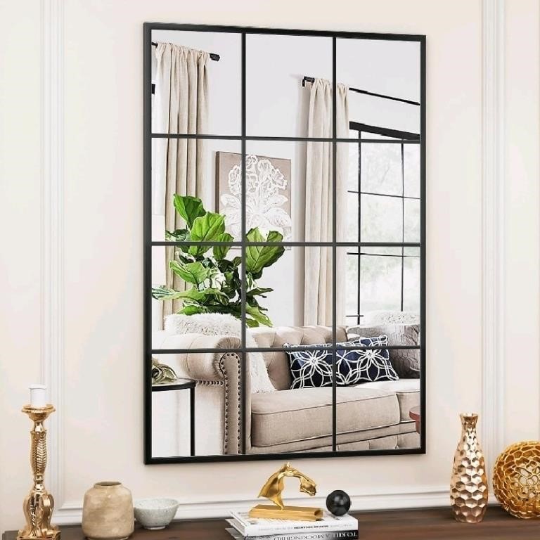 Suidia Rectangular Metal 24" x 36" Window Decorati