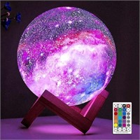 BRIGHTWORLD Moon Lamp Galaxy Lamp 5.9 inch 16 Colo