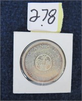 1964 Canada $1 coin VG