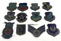 (12) Authentic American Military Patches/Badges