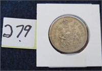1960 Canada 50c coin