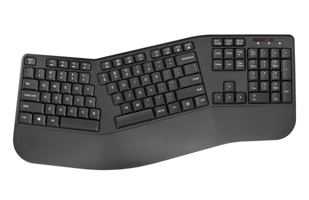 Insignia Full-Size Wireless Ergonomic Keyboard
