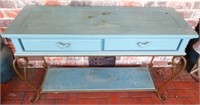TEAL ALL WEATHER TABLE