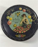 Vintage Loren's Perfumer La Bata Bath Powder Tin