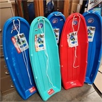 Qty.5-Flexible Flyer Winter Lightning Sleds