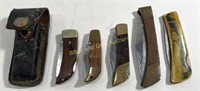 (5) Stainless Steel Pocket Knives
