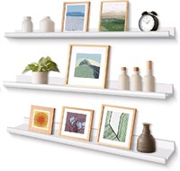 Annecy Floating Shelves Wall Mounted Set of 3, 36