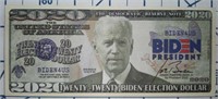 Biden 2020 election dollar novelty banknote