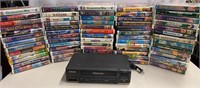 VHS Player & Disney VHS Tapes : Black Diamond &