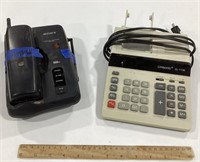 Sony phone-no cord & unisonic calculator
