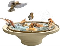 Quackups Solar Bird Bath Bowl Bubbler: Perfect Wat