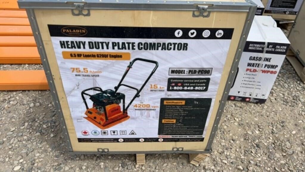 New Paladin Heavy Duty Plate Compactor