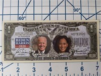 Biden Harris novelty banknote
