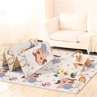 GZZ Baby Play Mat - Foldable and Waterproof, Puppy