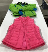Gap vest-XS & Spyder coat-small