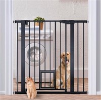 Mumeasy 36.2" High Extra Tall Baby Gate with Cat D