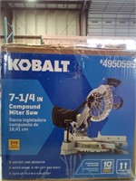 Kobalt 7-1/4in Compound Miter Saw