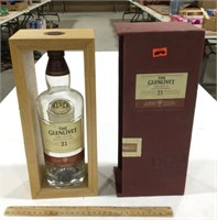 Glenlivet archive whiskey-empty bottle w/ box