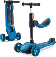 GLAMUP Adjustable Height Kick  3 - Wheel Scooter f