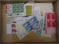 Group of Plate Blocks & Canceled Stamps
