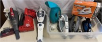 Handheld Vacuums, Joy Little Steamer, & Irons: