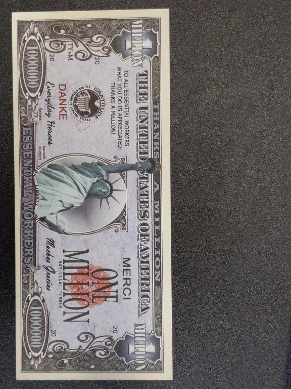 Thanks Novelty Banknote