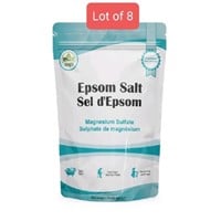 Lot of 8 - Yogti Epsom Bath Salt 2lb (Each), Citru