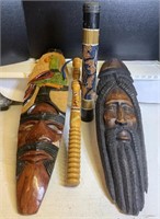 Wooden  masks / bat , musical piece