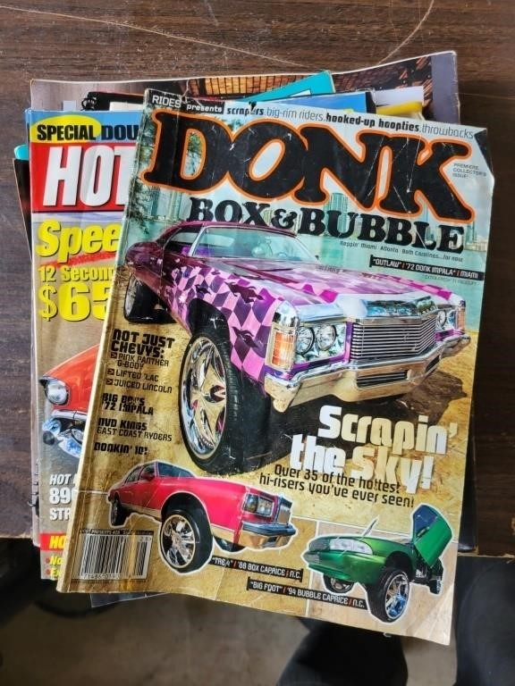 Hot Rod Car Magazines Lot